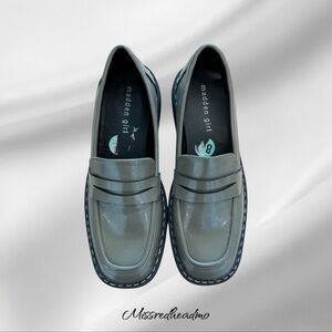 Madden Girl Green Loafers